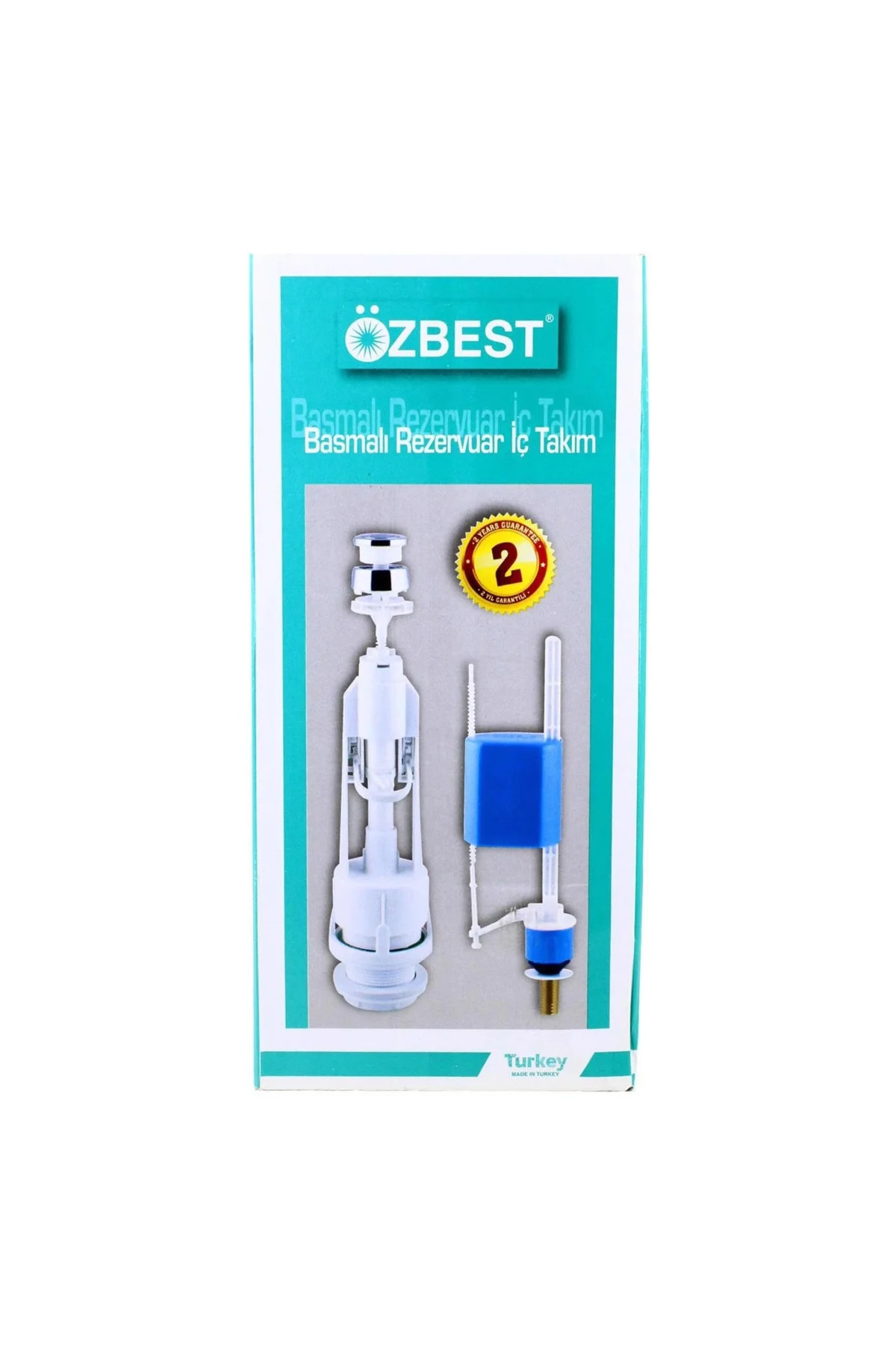 Özbest Su Tasarruflu Basmalı Klozet Rezervuar İç Takımı - Uyumlu 
