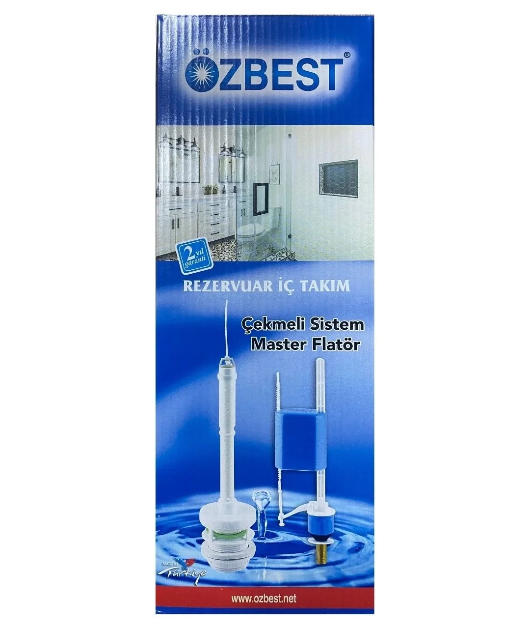 Özbest Su Tasarruflu Klozet Sifon Çekmeli Rezervuar İç Takımı Özbest Su Tasarruflu Klozet Sifon Çekmeli Rezervuar İç Takımı