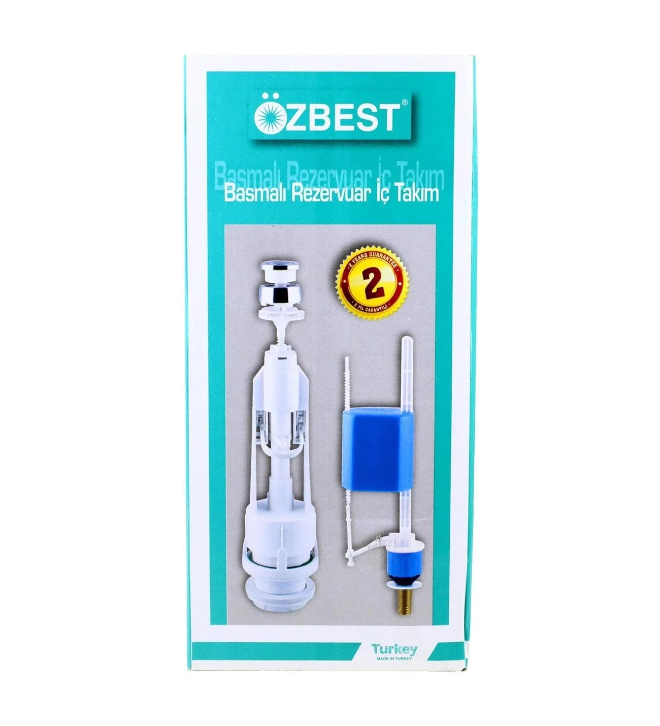 Özbest Su Tasarruflu Basmalı Klozet Rezervuar İç Takımı - Uyumlu ve Dayanıklı Özbest Su Tasarruflu Basmalı Klozet Rezervuar İç Takımı - Uyumlu ve Dayanıklı