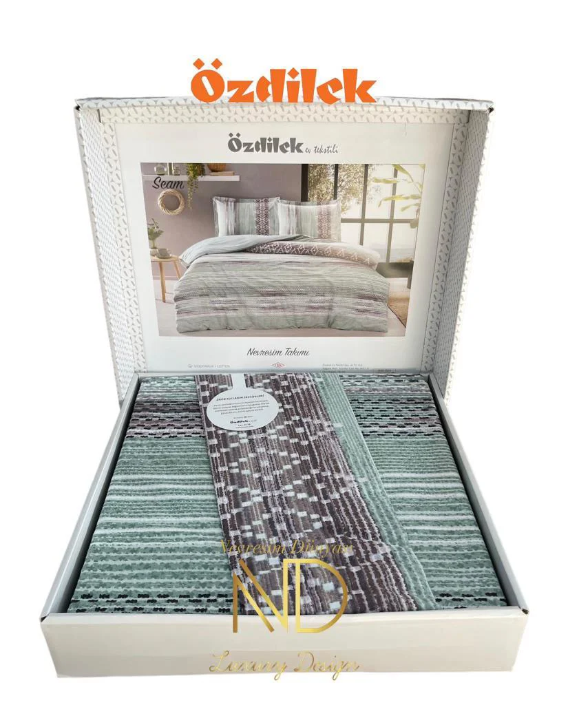 Özdilek Çift Kişilik Ranforce Nev Takımı Seam Yeşil