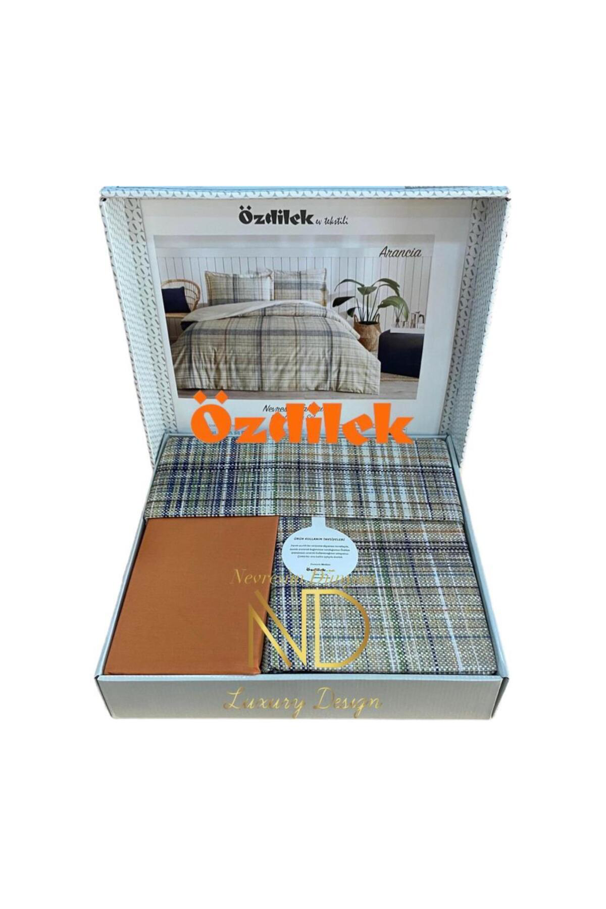 Nuit Dose Özdilek Çift Kişilik Ranforce Nev Takımı Aran Krem