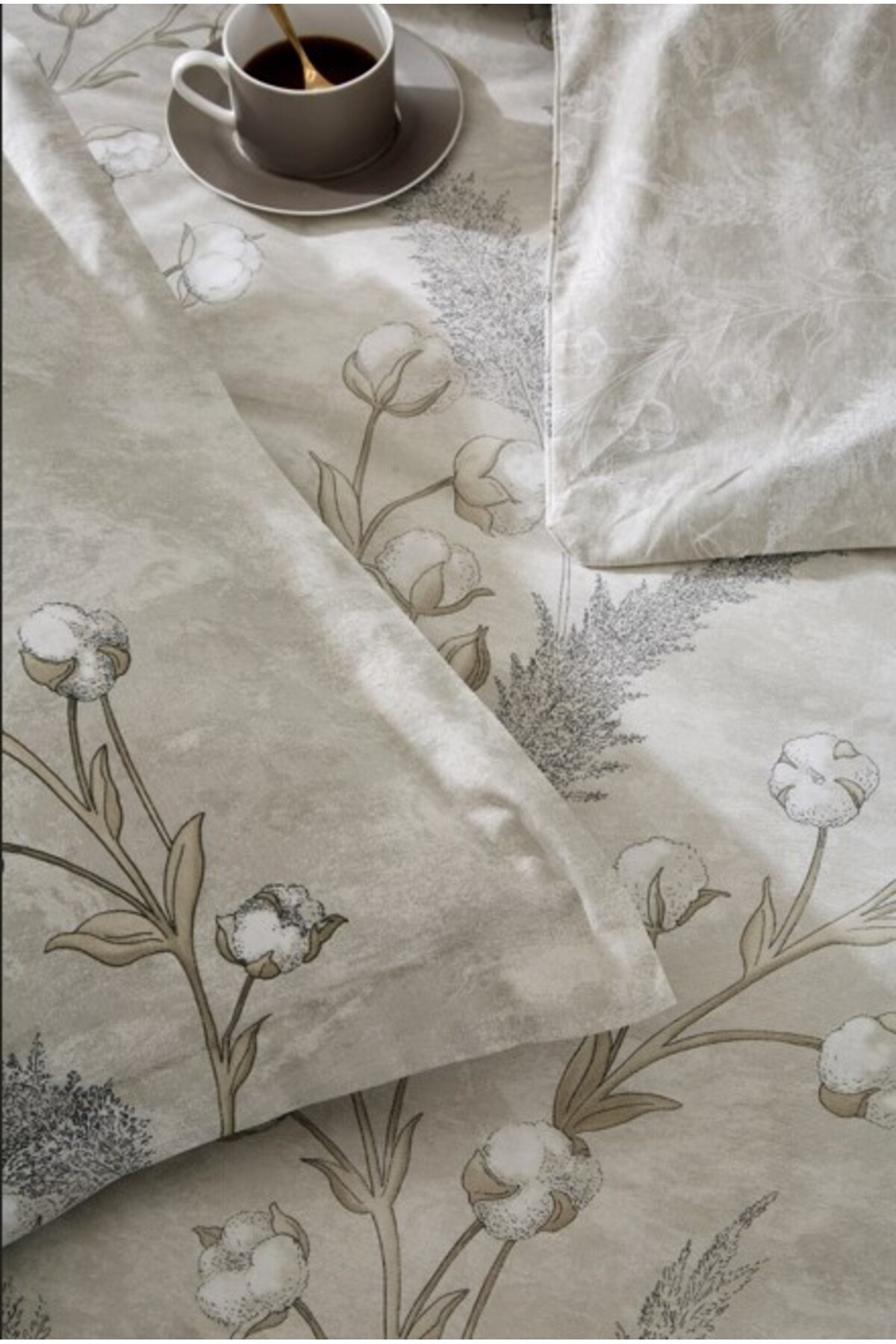 Özdilek Çift Kişilik Ranforce Nev Takımı Algodon Bej