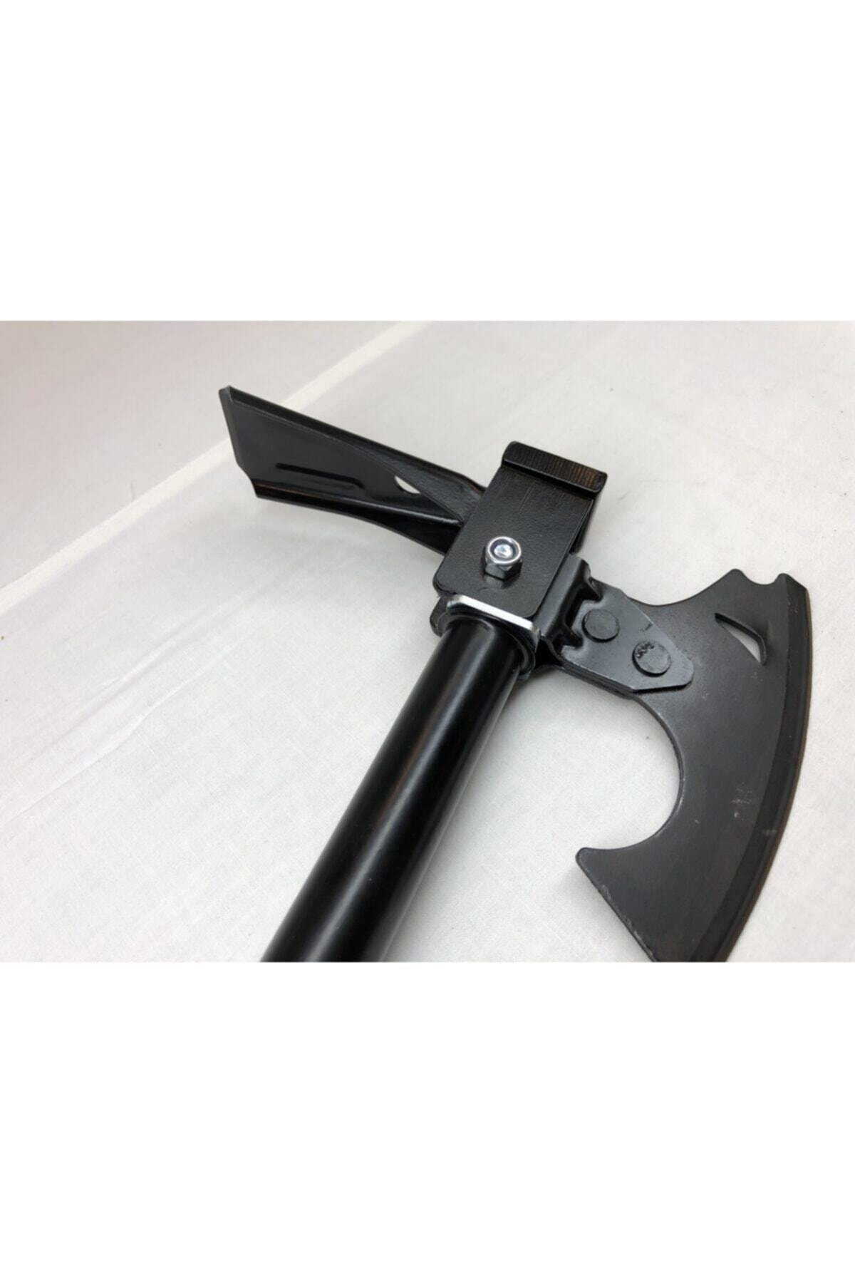 Özel Çantasında Siyah Keser Balta Çekiç Seti Çok Fonksiyonlu Prat