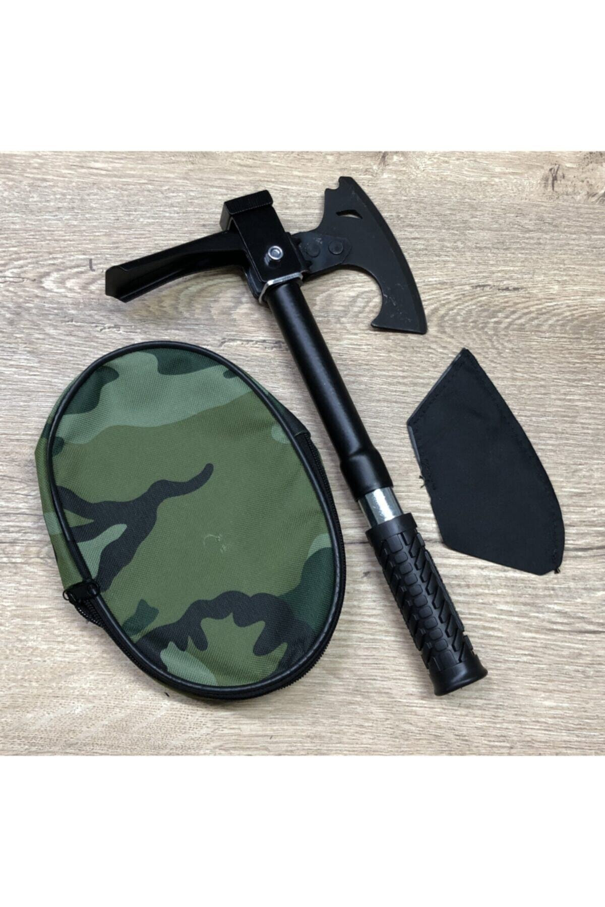 Özel Çantasında Siyah Keser Balta Çekiç Seti Çok Fonksiyonlu Prat