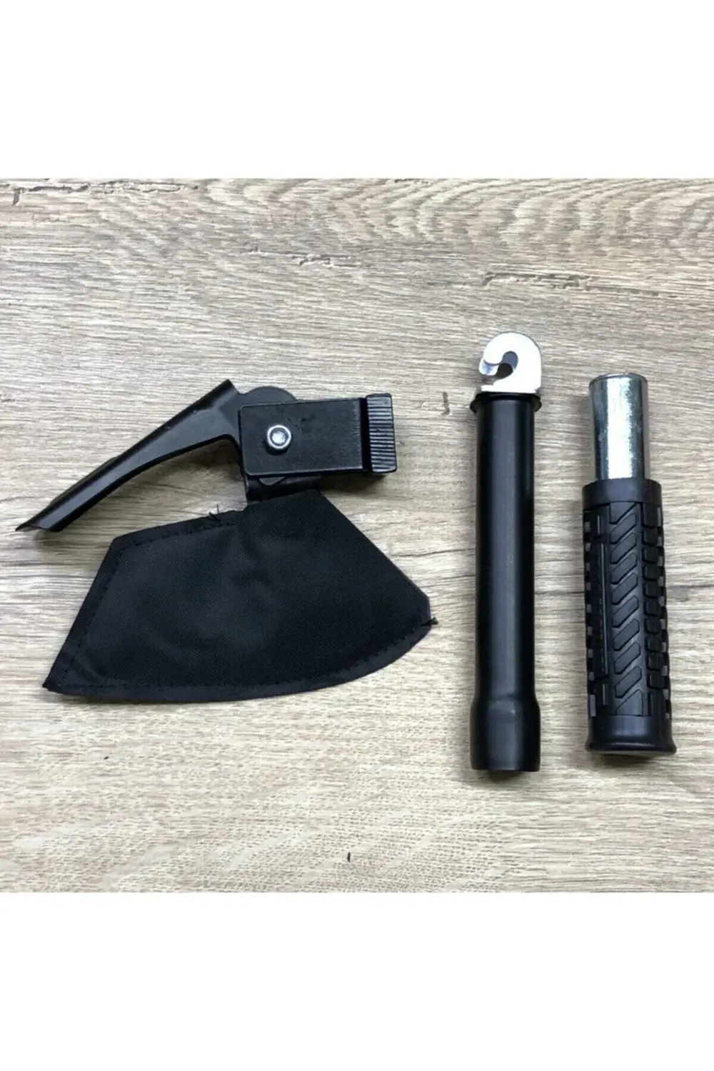 Özel Çantasında Siyah Keser Balta Çekiç Seti Çok Fonksiyonlu Prat