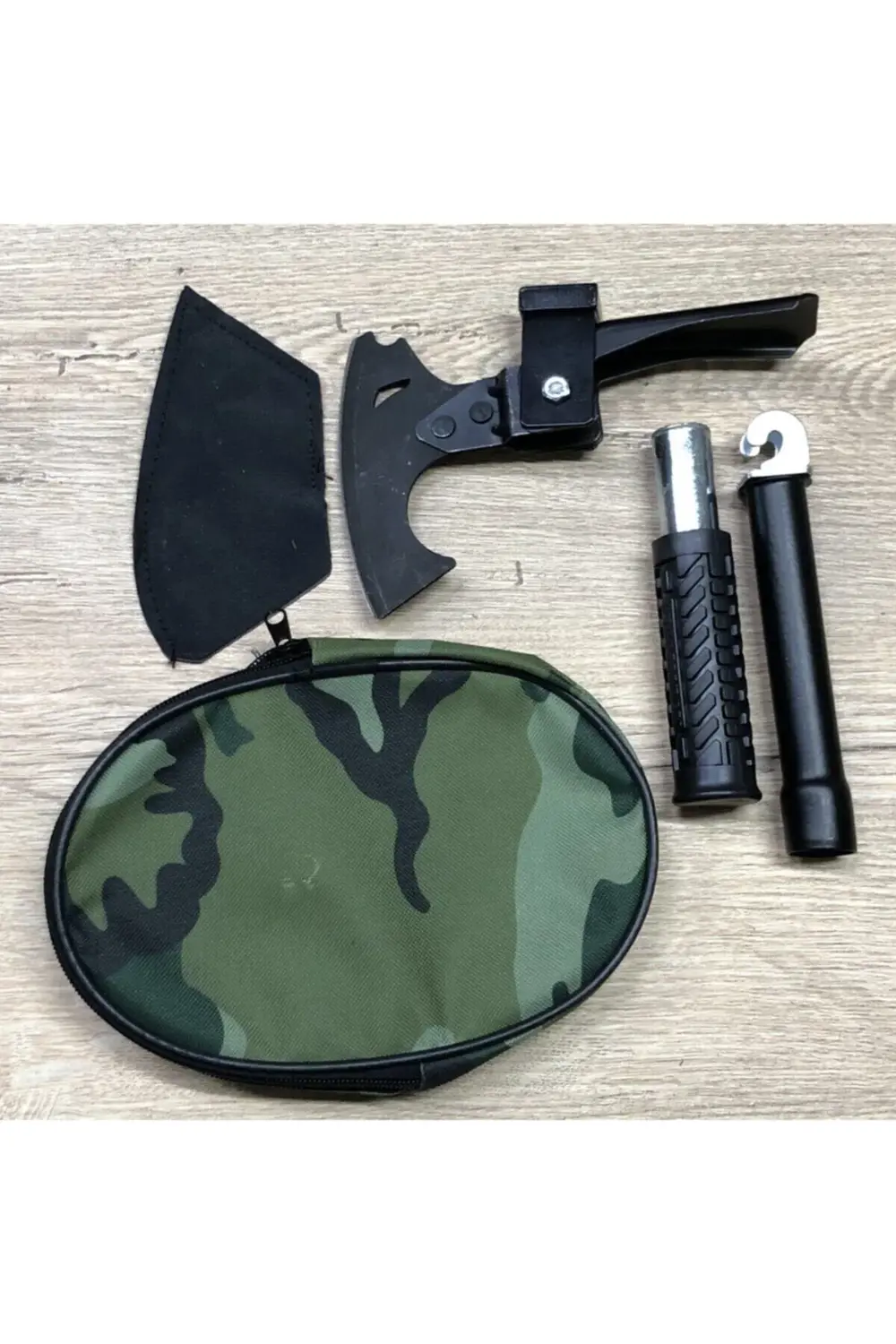 Özel Çantasında Siyah Keser Balta Çekiç Seti Çok Fonksiyonlu Prat