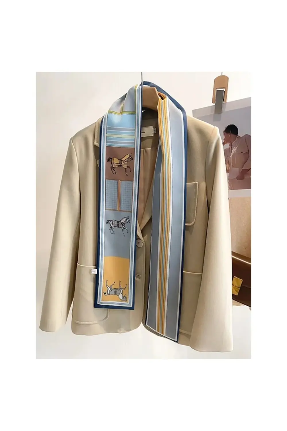 Özel Desenli Atkı At Desenli