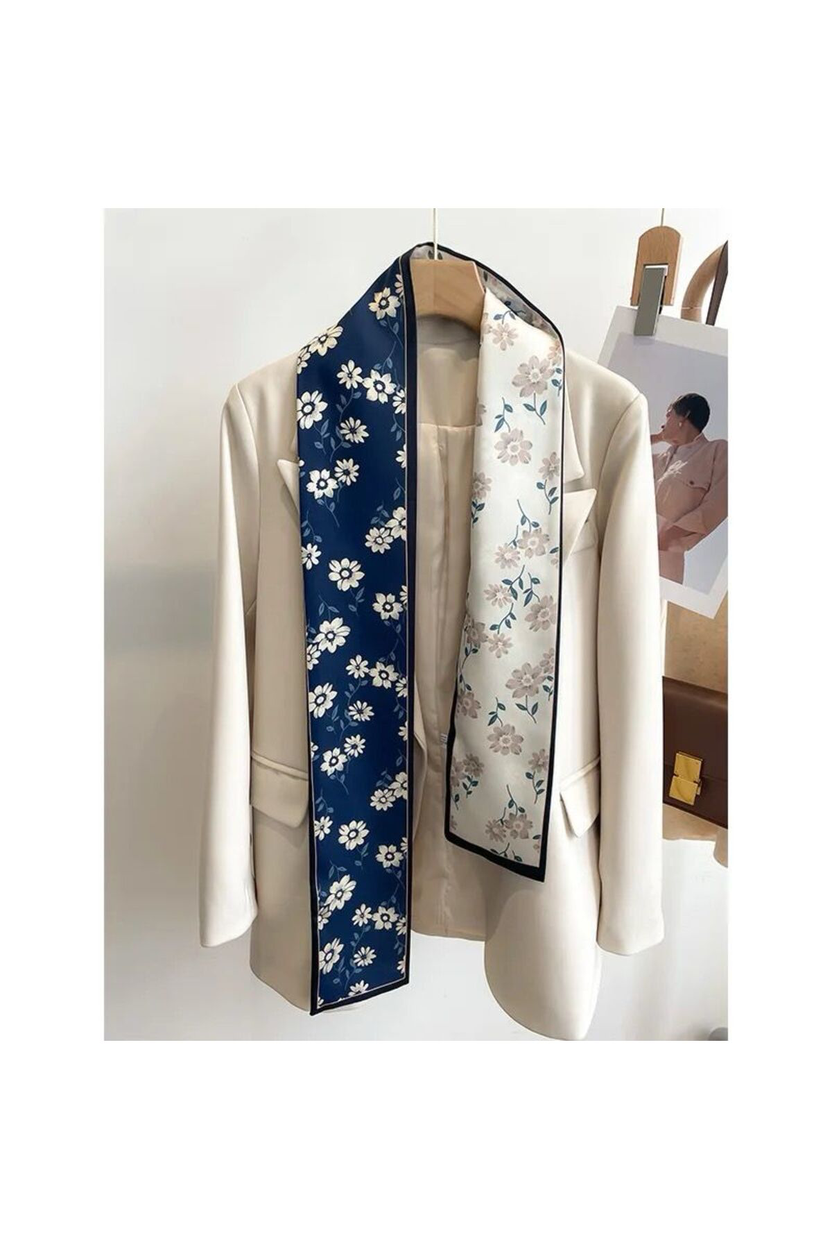 Özel Desenli Atkılar Çiçekli Desen