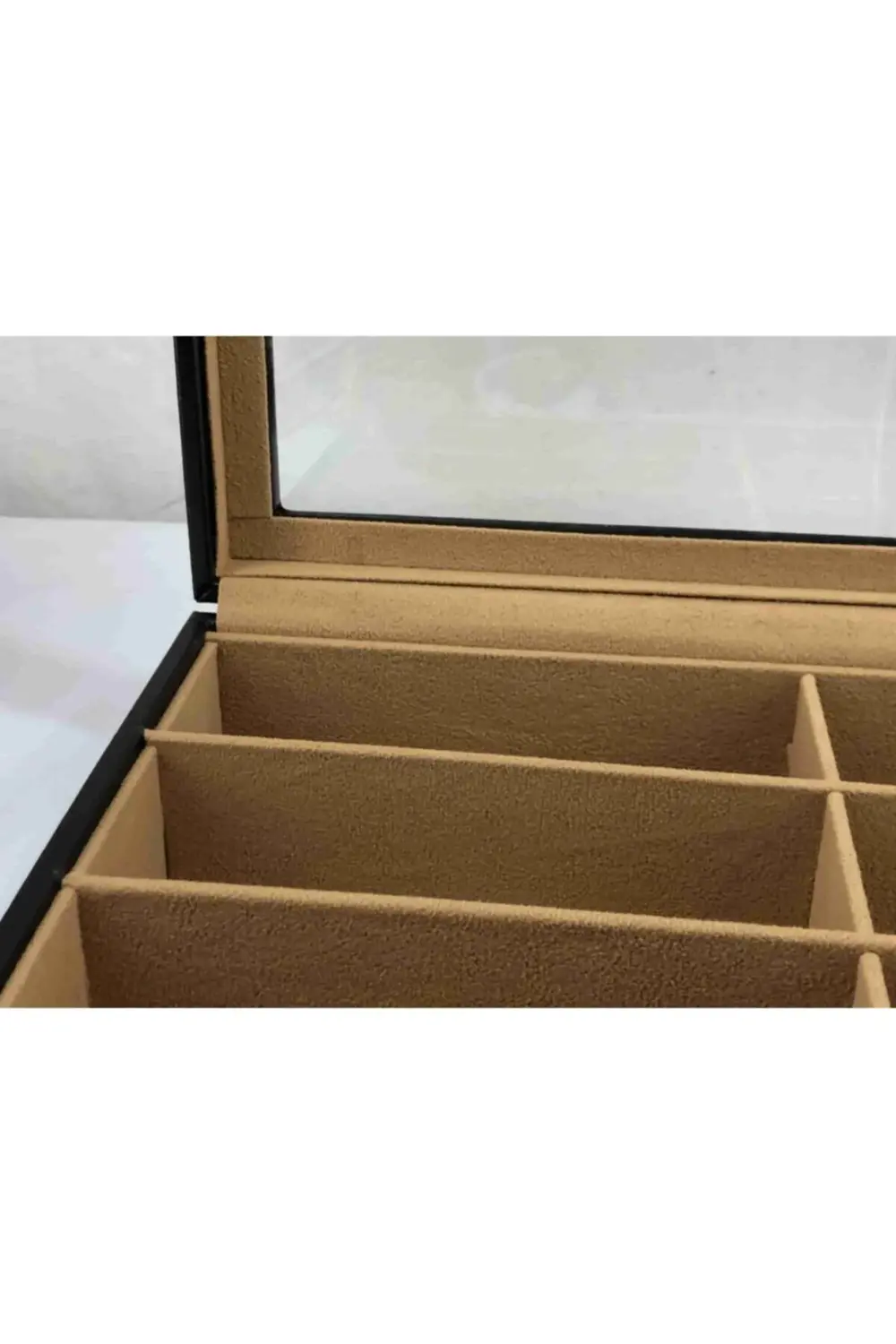 Özel El Yapımı Türk Malı 8 Ayrı Bölümlü Gözlük Saklama Kutusu