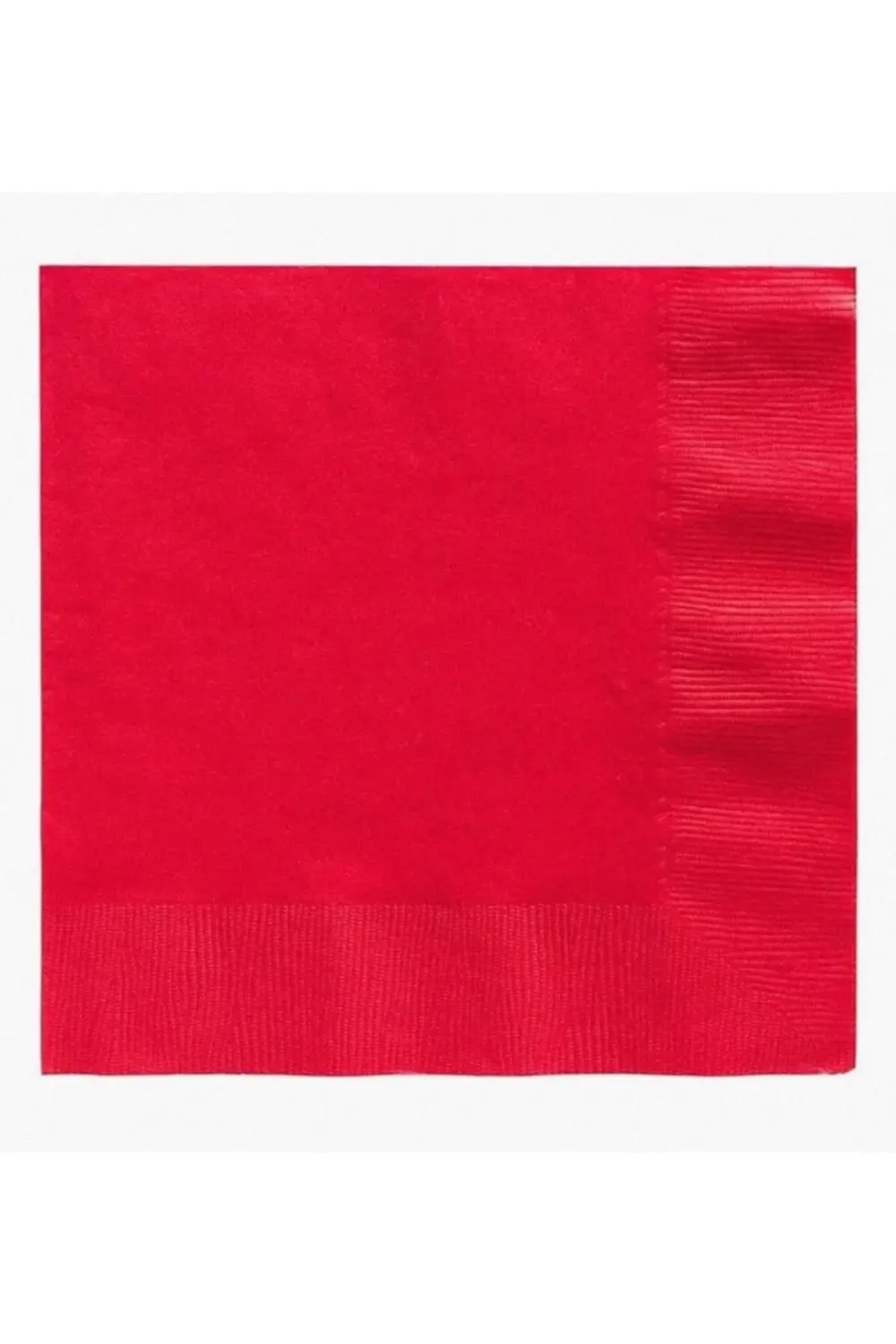 Özel Günleriniz Için Kırmızı Tek Kullanımlık Set 25'li Paket