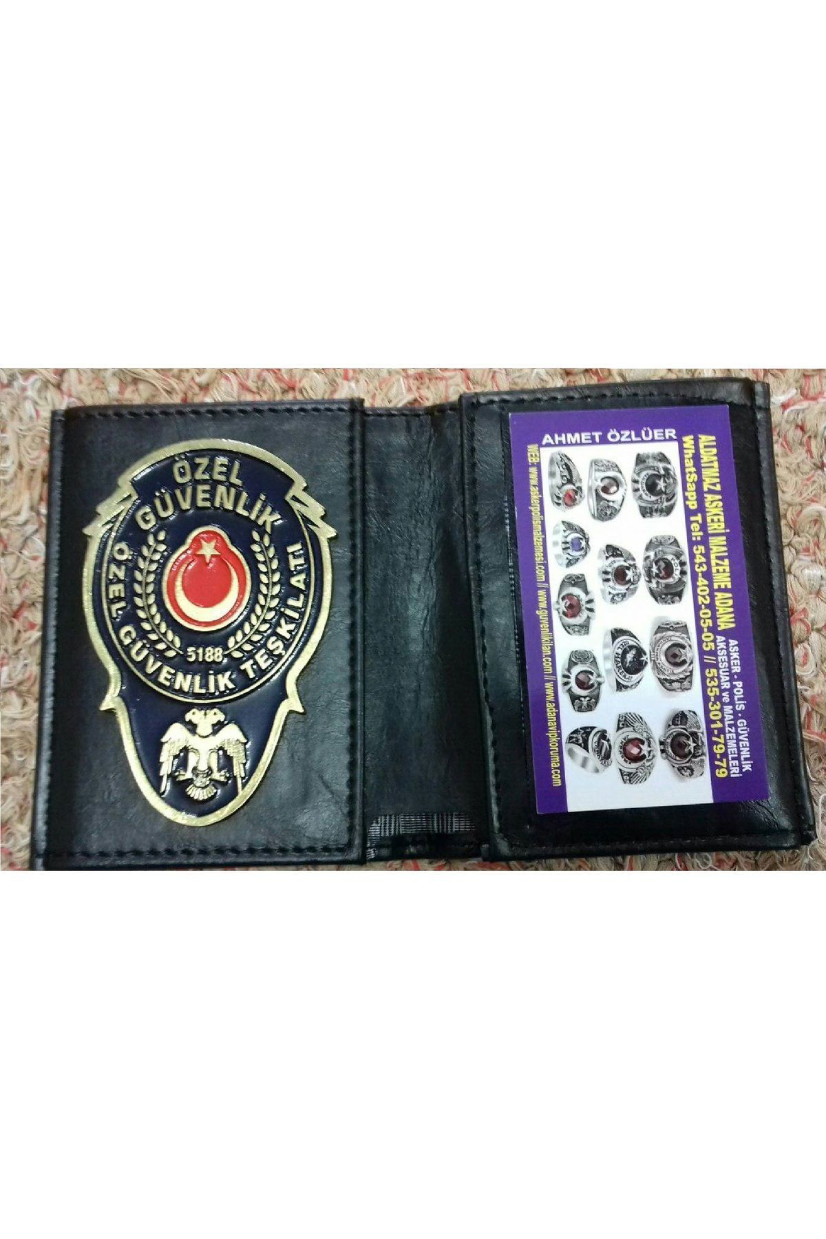 Aldatmaz Askeri Malzeme Özel Güvenlik Bacak Kilifi+Özel Güvenlik Cüzdani+Özel Güvenlik Pa