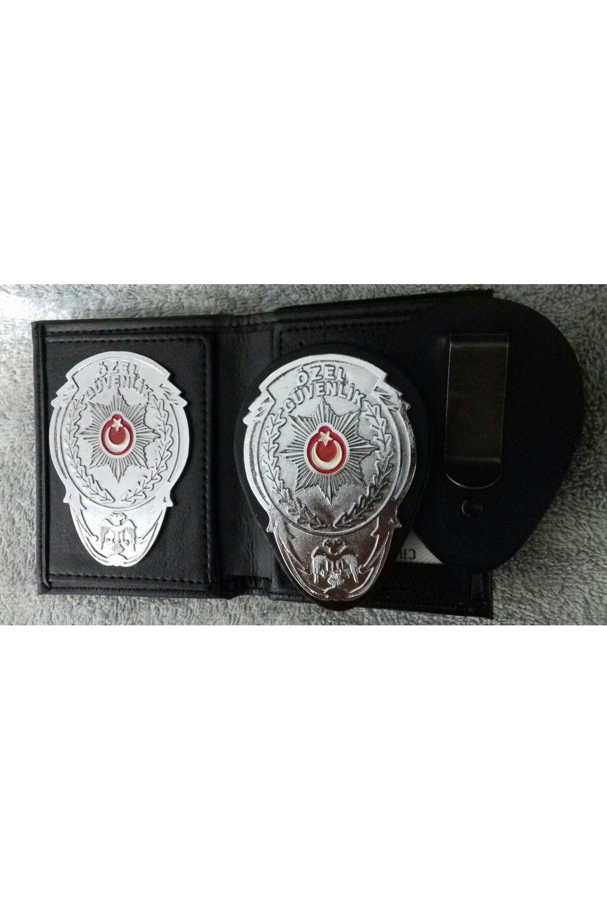 ÖZEL GÜVENLİK ROZETLİ CÜZDANI+ÖZEL GÜVENLİK KEMER ROZETİ SATINAL-