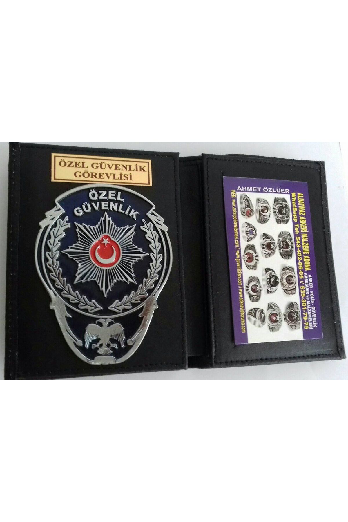 ÖZEL GÜVENLİK ROZETLİ CÜZDANI v +1-ROZET  SATINAL.SIVILE SATILMAZ