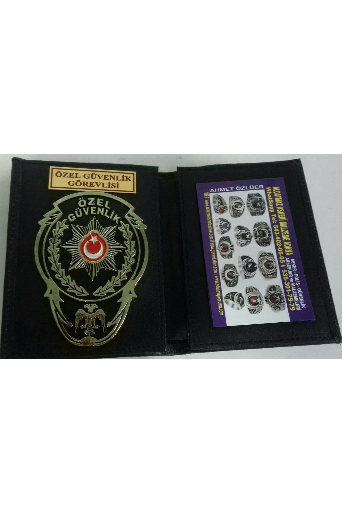 Aldatmaz Askeri Malzeme Özel Güvenlik Rozetli Cüzdani V +1-Rozet  Satinal.Sivile Satilmaz