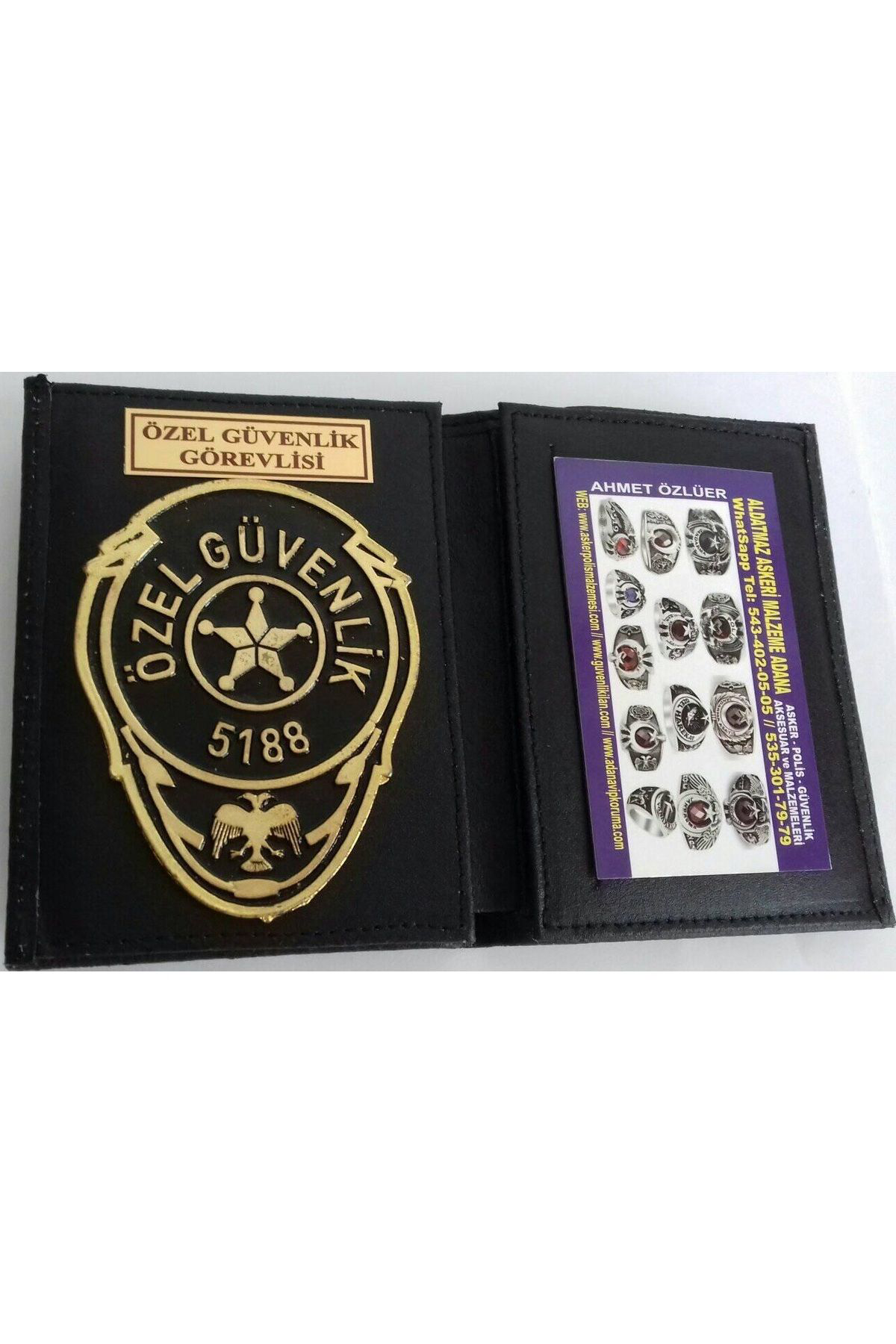 ÖZEL GÜVENLİK ROZETLİ CÜZDAN AL-SIVILE SATILMAZ.