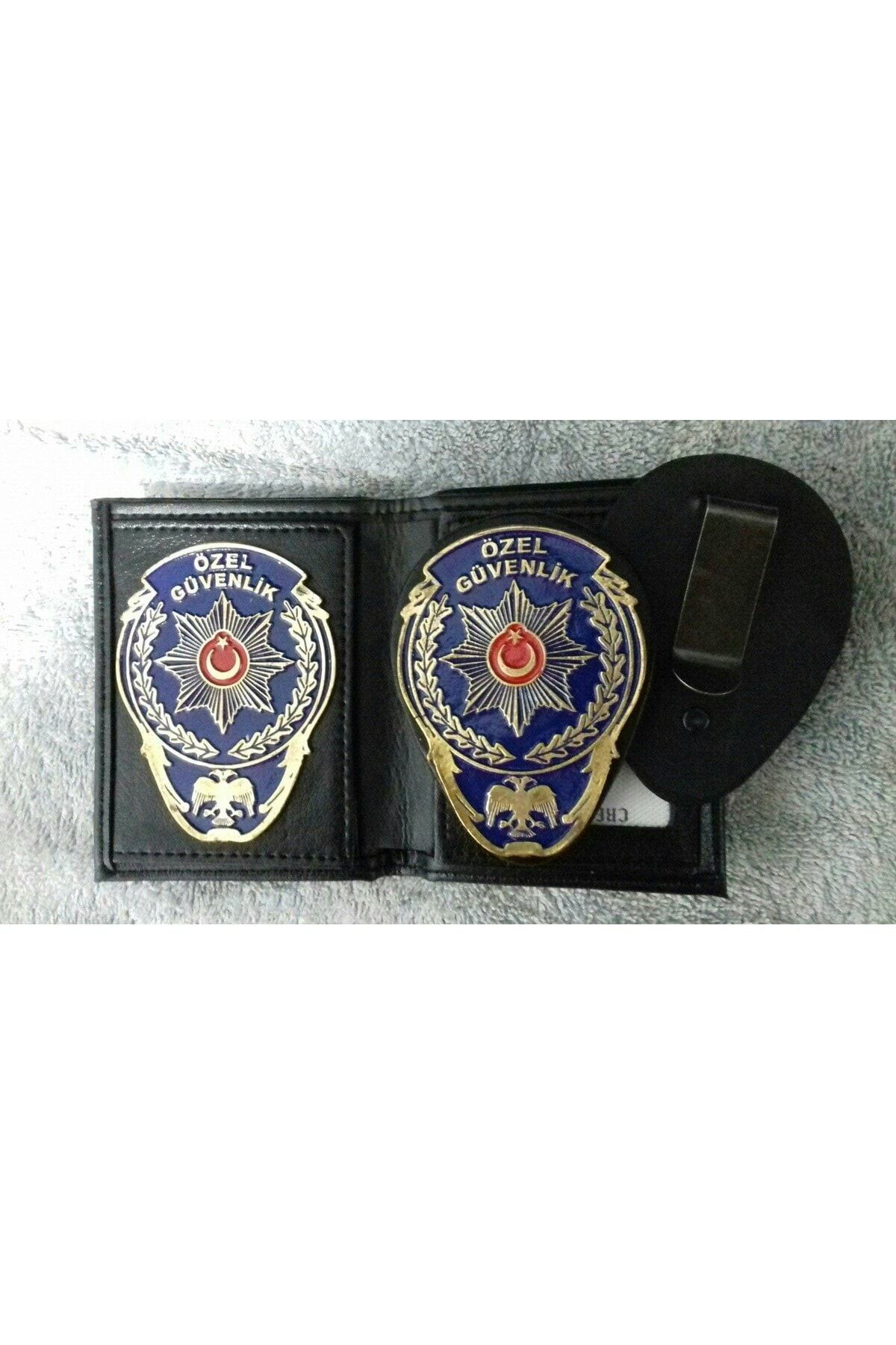 Angelo Planeta Özel Güvenlik Rozetli Cüzdani Ve Özel Güvenlik Kemer Rozeti Satin