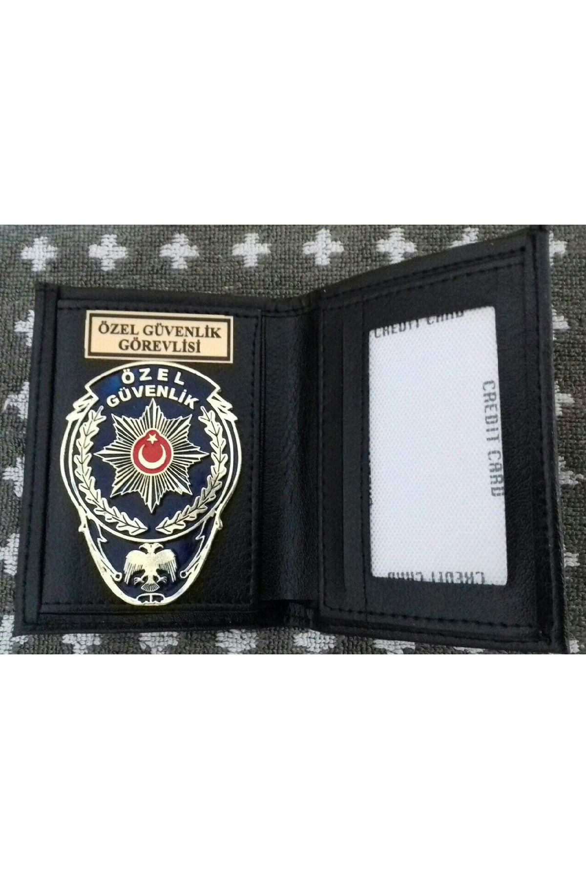 ÖZEL GÜVENLİK ROZETLI CÜZDANI+ÖZEL GÜVENLİK ANAHTARLIK MASKOTU AL