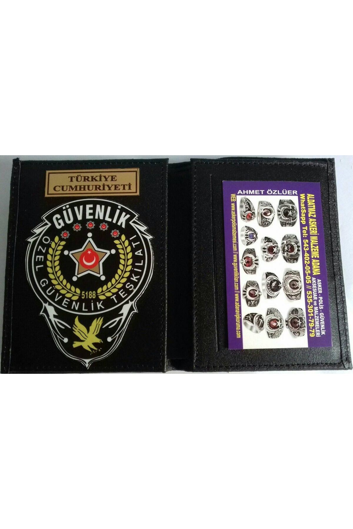 ÖZEL GÜVENLİK ROZETLİ CÜZDAN AL-SIVILE SATILMAZ.