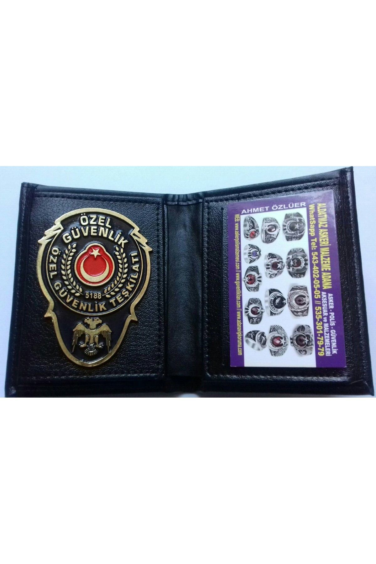 ÖZEL GÜVENLİK ROZETLİ CÜZDAN AL-SIVILE SATILMAZ.