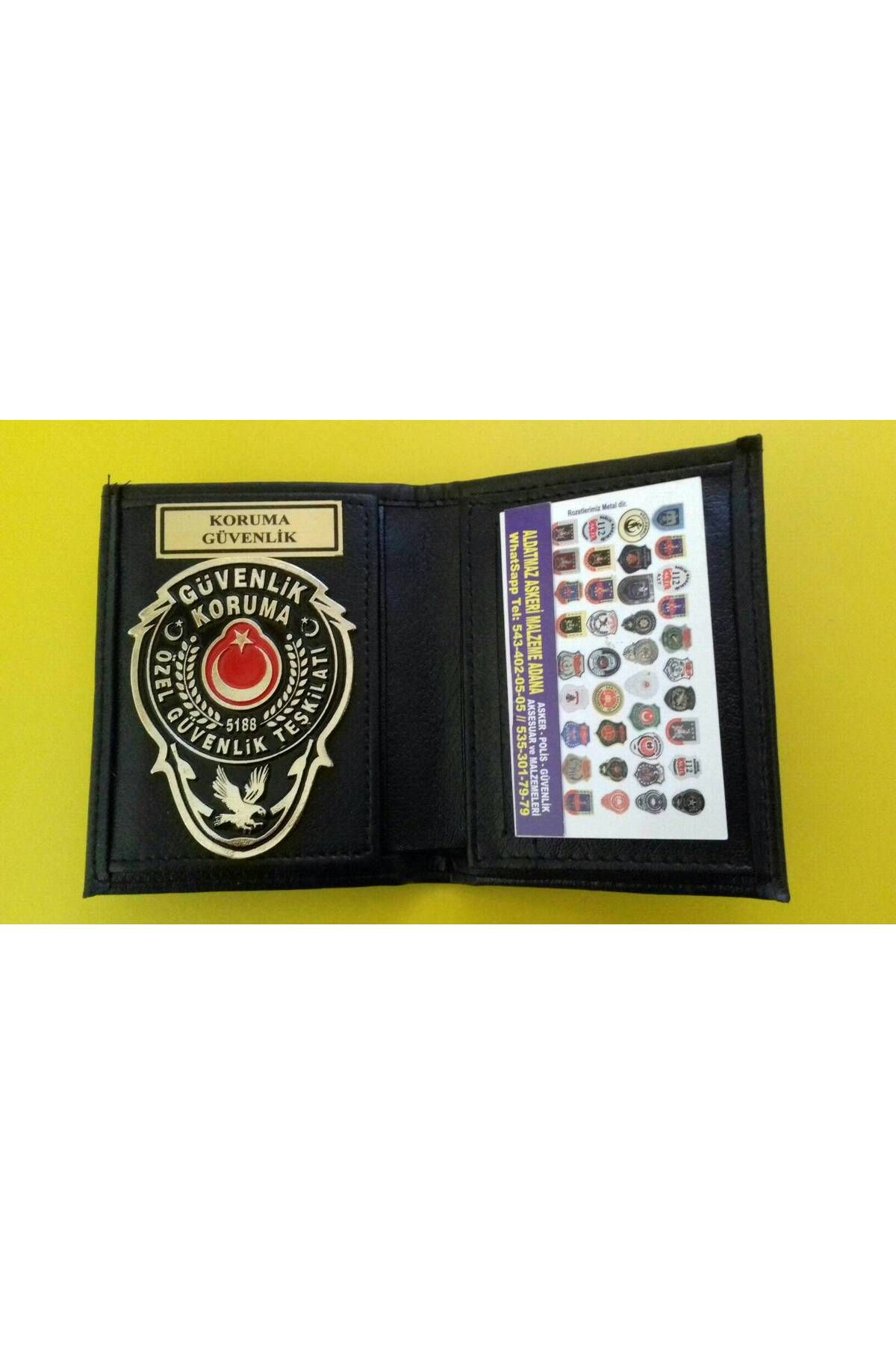 Özel Güvenlik Rozetli Cüzdanı Al.Sadece Özel Güvenlik Görevlisi S