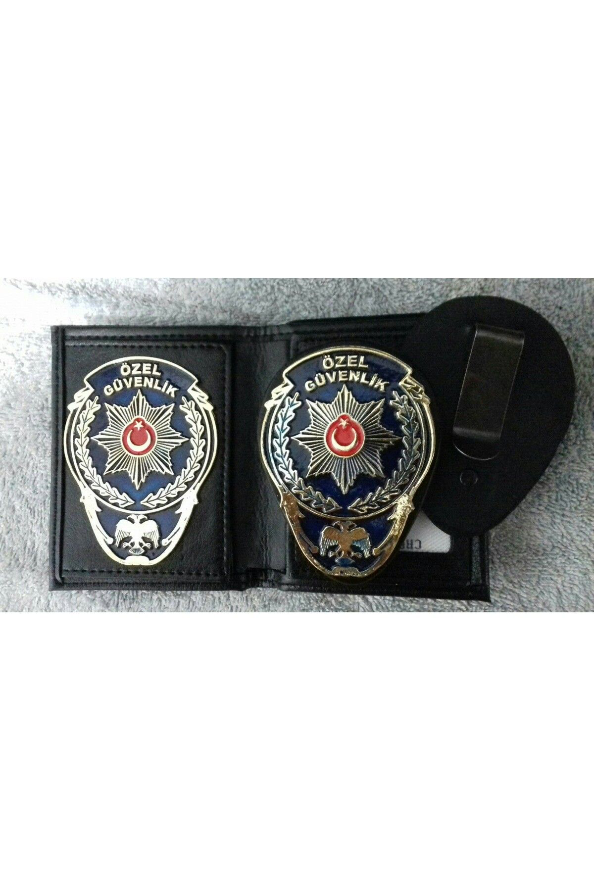 ÖZEL GÜVENLİK ROZETLİ CÜZDANI+ÖZEL GÜVENLİK KEMER ROZETİ SATINAL-