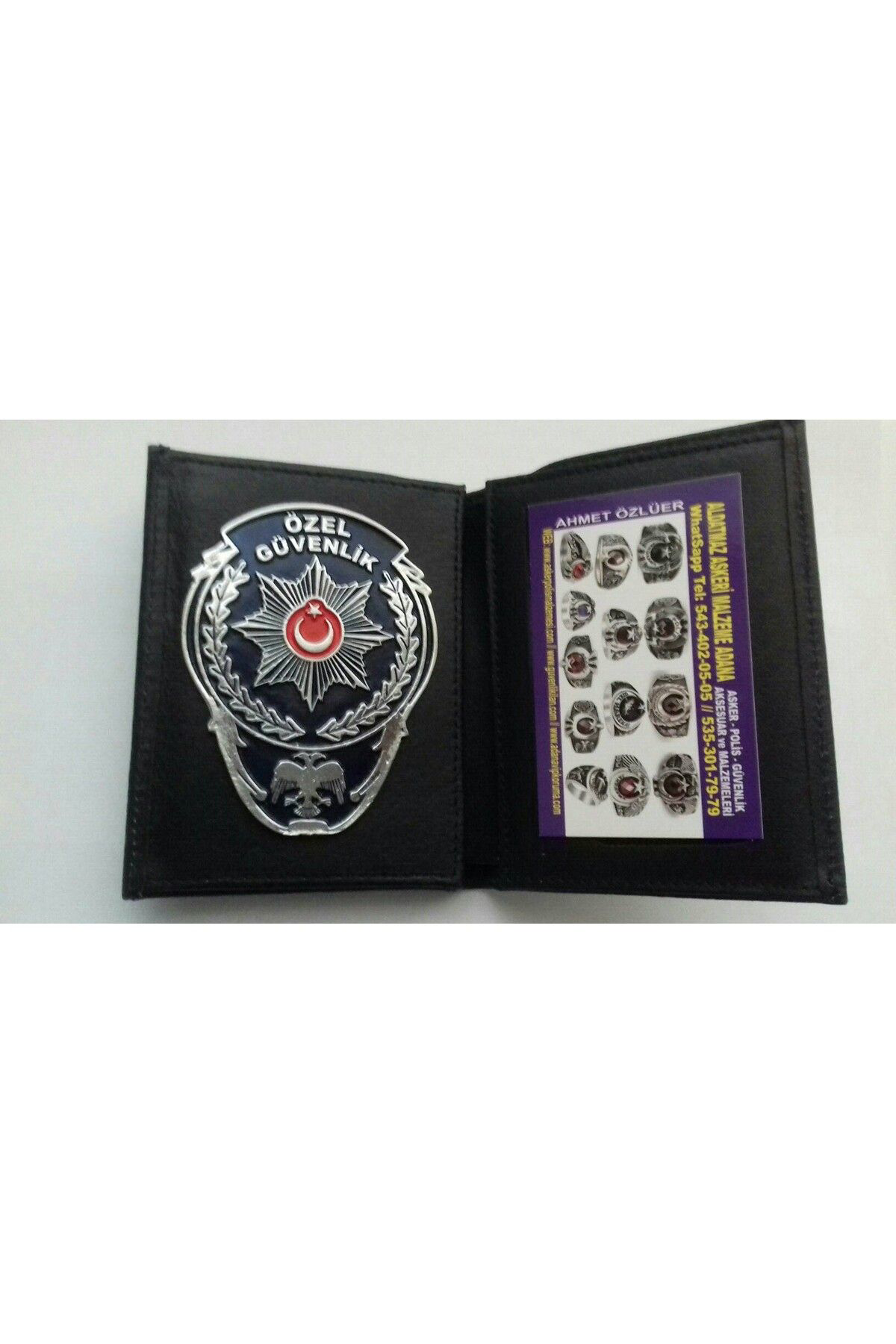 ÖZEL GÜVENLİK ROZETLİ CÜZDANI+ÖZEL GÜVENLİK KEMER ROZETİ SATINAL-