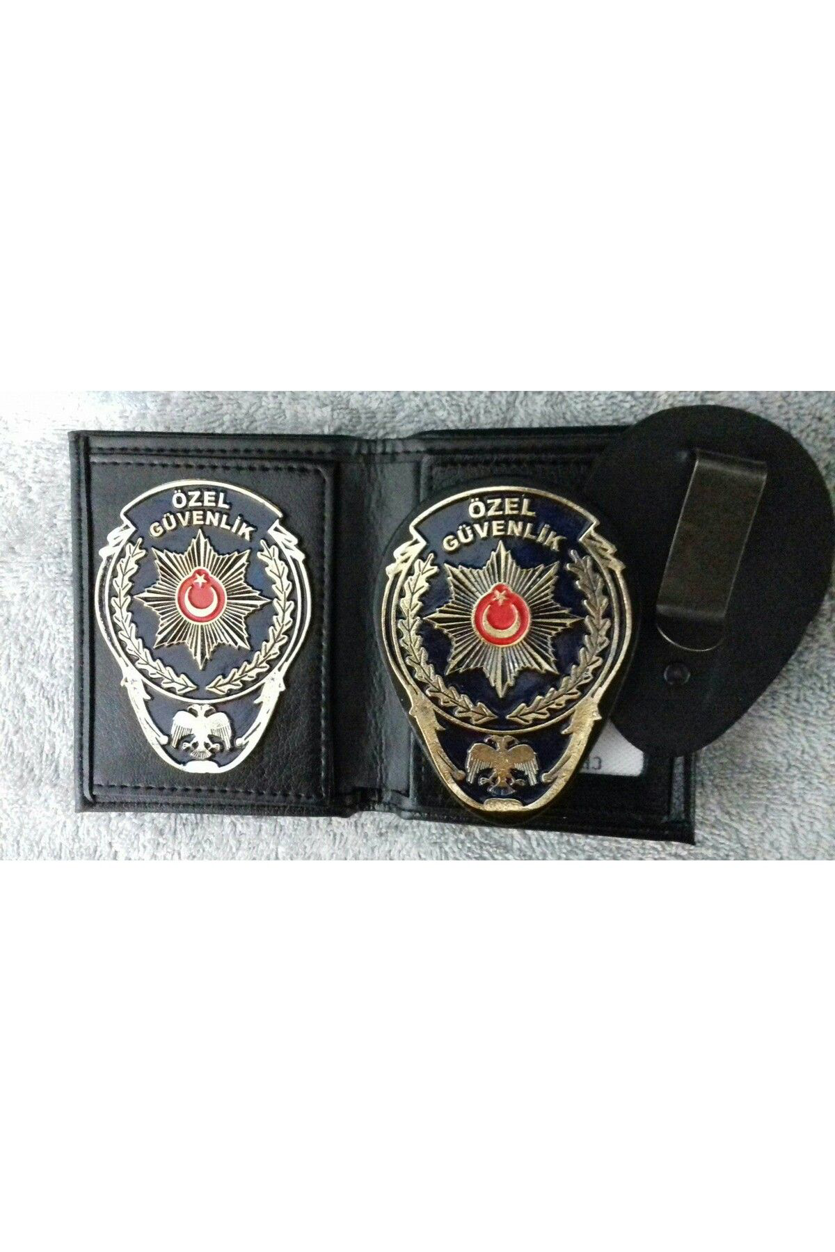 ÖZEL GÜVENLİK ROZETLİ CÜZDANI+ÖZEL GÜVENLİK KEMER ROZETİ SATINAL-