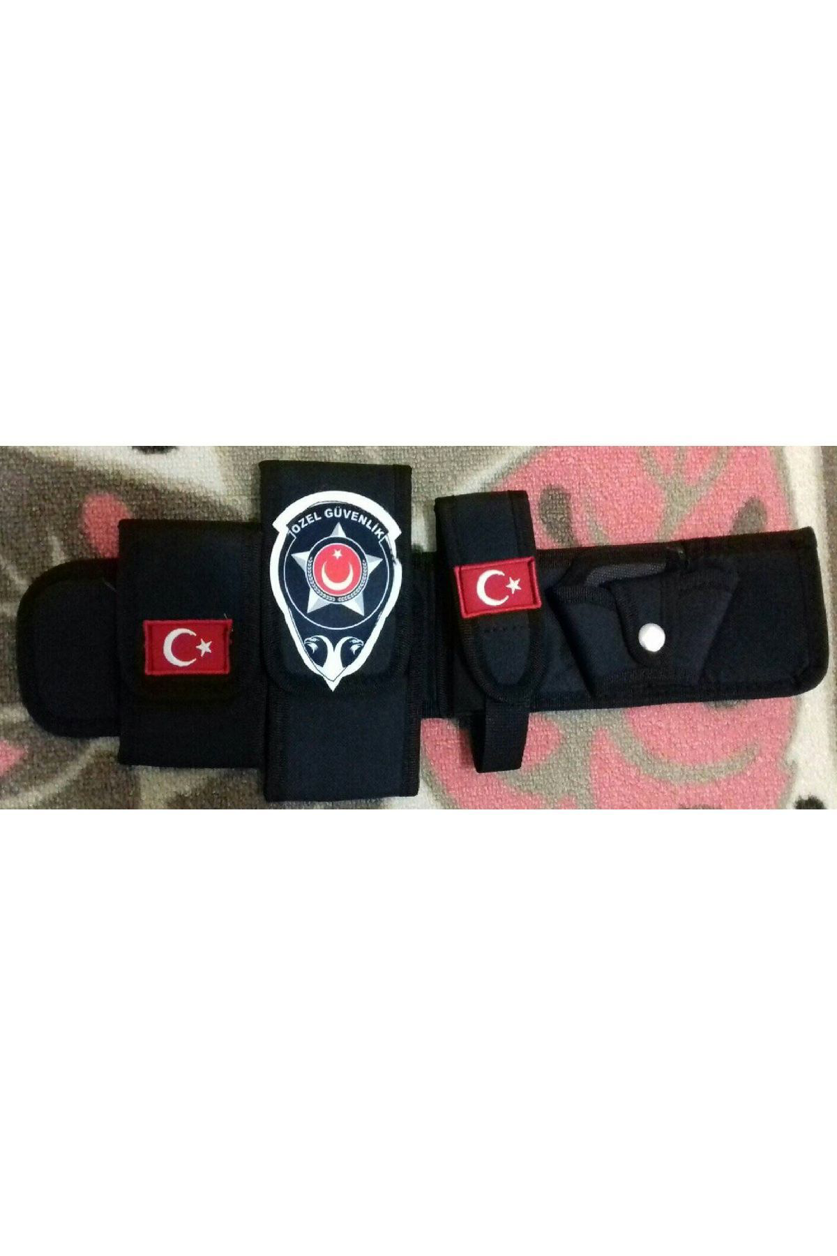 Aldatmaz Askeri Malzeme Özel Güvenlik Tesisat Bel Kilifi V Özel Güvenlik Rozetli Cüzdani 