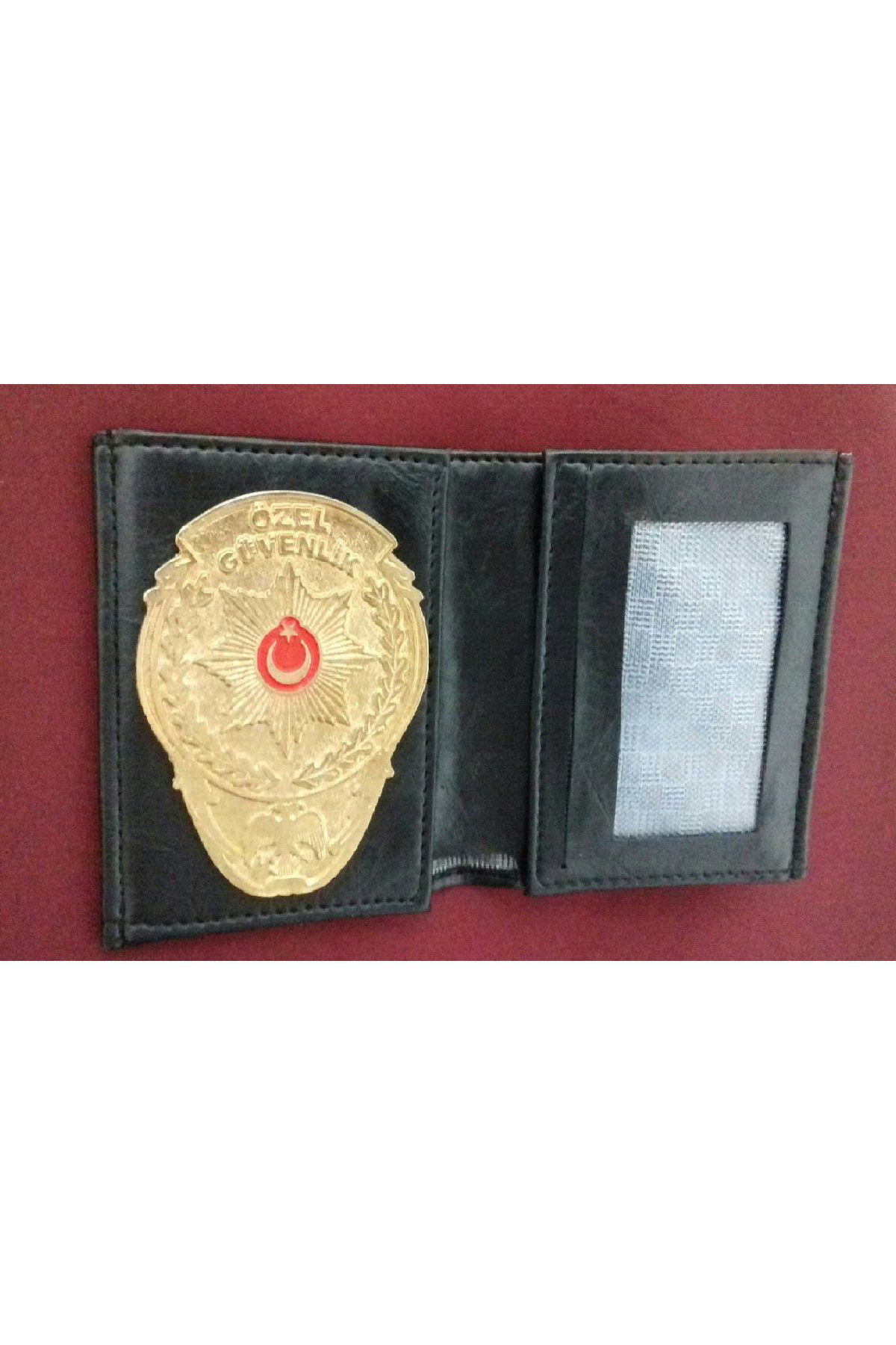 Aldatmaz Askeri Malzeme Özel Güvenlik Tesisat Bacak Kilifi Ve Özel Güvenlik Rozetli Cüzda