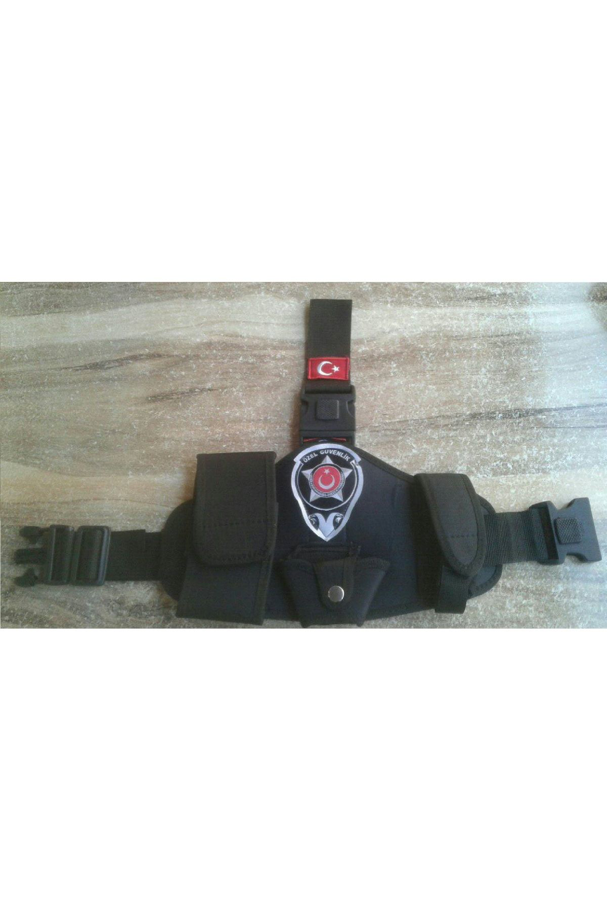 Aldatmaz Askeri Malzeme Özel Güvenlik Tesisat Bacak Kilifi Ve Özel Güvenlik Rozetli Cüzda