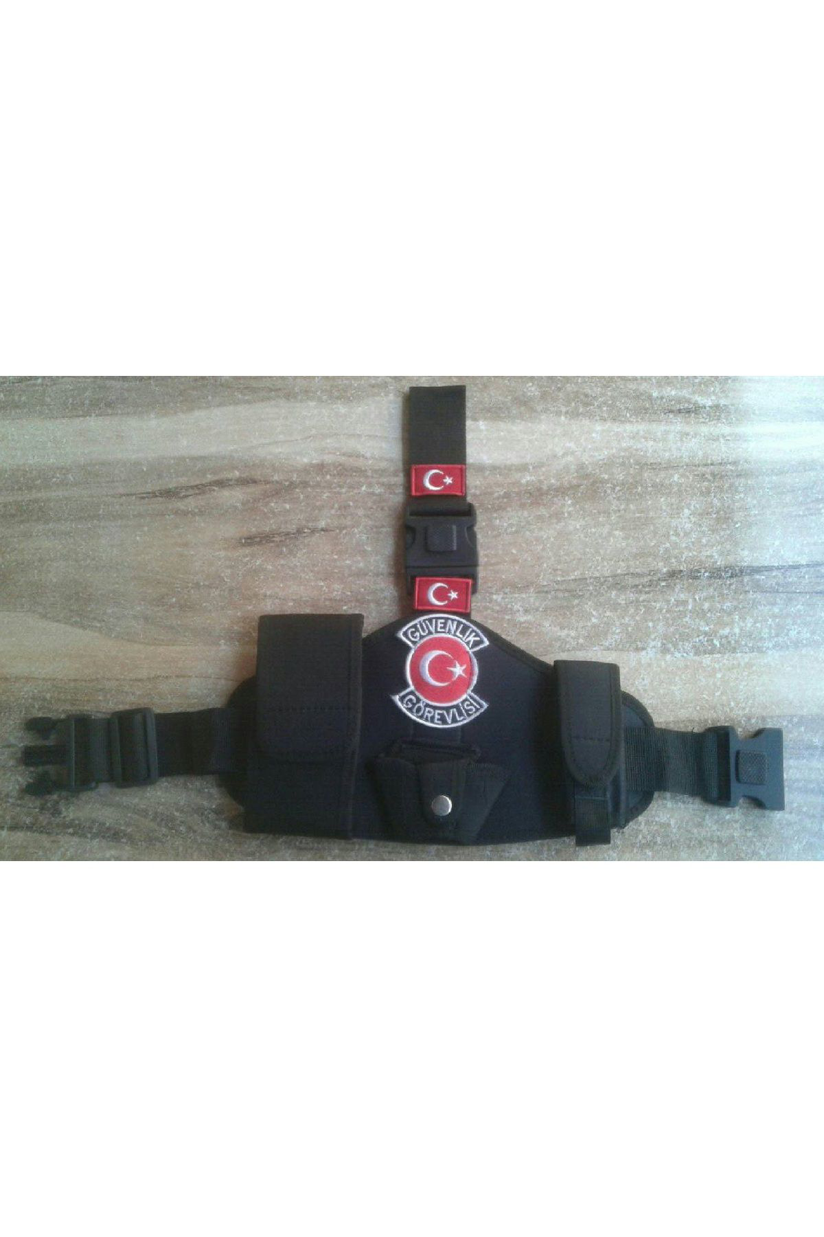 Aldatmaz Askeri Malzeme Özel Güvenlik Tesisat Bacak Kilifi Ve Özel Güvenlik Rozetli Cüzda