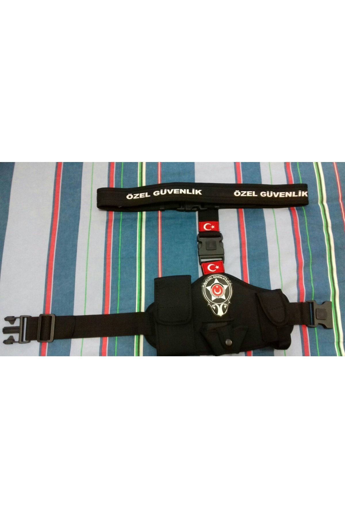 Aldatmaz Askeri Malzeme Özel Güvenlik Tesısat Bacak Kılıfı+Özel Güvenlik Cüzdanı+Ögg Pala