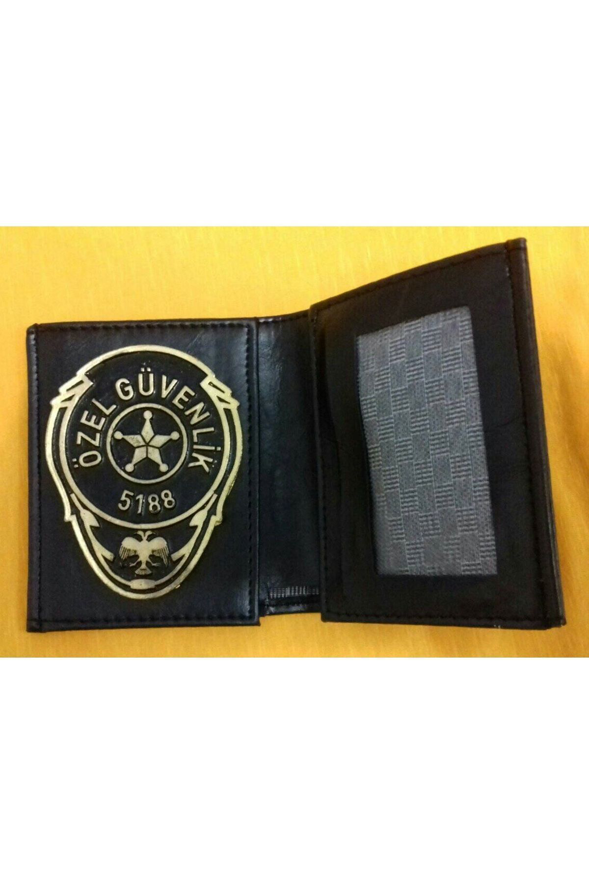 Özel Güvenlik Tesisat Bel Kılıfı V Özel Güvenlik Rozetli Cüzdanı 