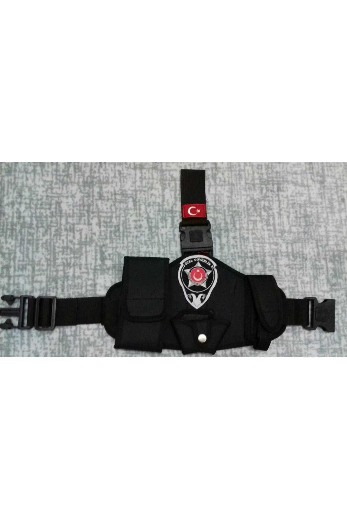 ÖZEL GÜVENLİK TESİSAT BACAK KILIFI ve ÖZEL GÜVENLİK ROZETLİ CÜZDA