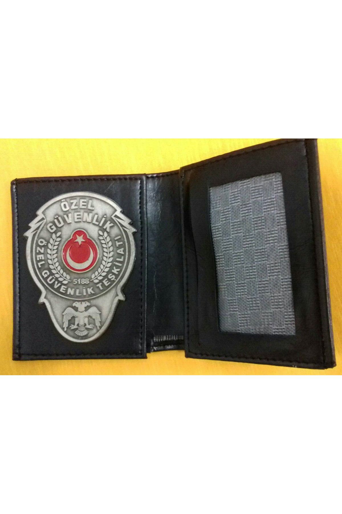 Aldatmaz Askeri Malzeme Özel Güvenlik Tesisat Bel Kılıfı Ve Özel Güvenlik Rozetli Cüzdanı