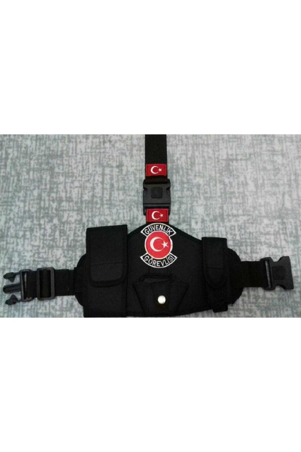 Aldatmaz Askeri Malzeme Özel Güvenlik Tesisat Bacak Kilifi Ve Özel Güvenlik Rozetli Cüzda