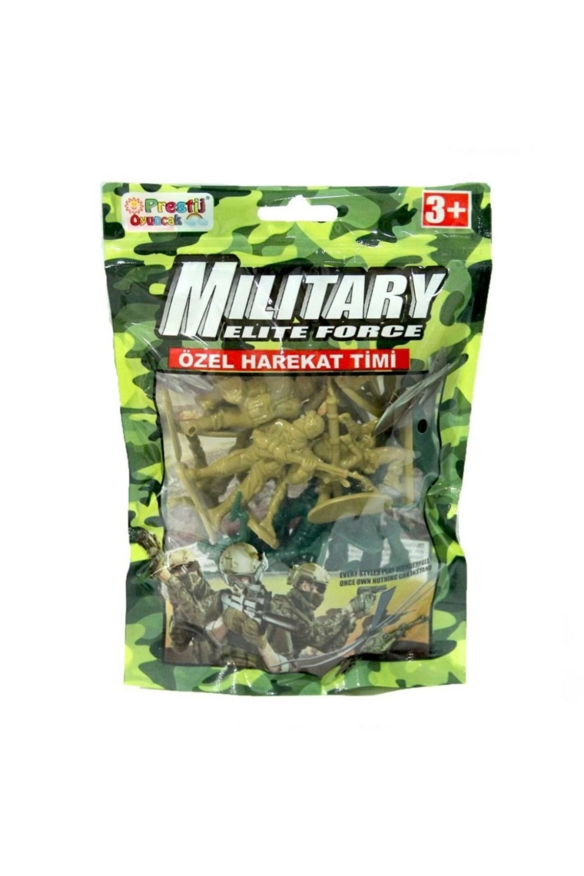 Oyuncak Store Özel Hareket Timi Kurşun Asker Seti - 18 Parça