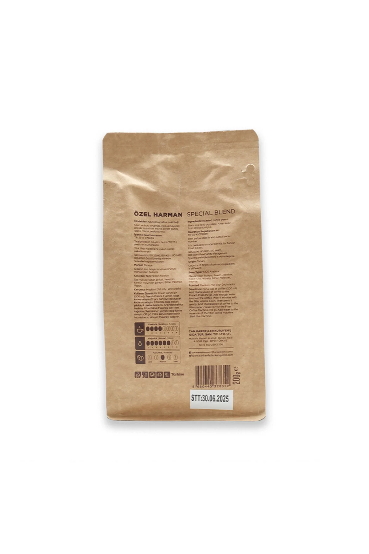 Özel Harman Öğütülmüş Filtre Kahve 200 g - Görsel 4