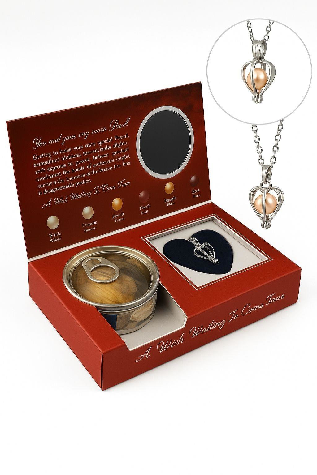 Beyisa Özel Hediye İstiridye İçinde Gerçek İnci Kolye Seti Beyisa Özel Hediye İstiridye İçinde Gerçek İnci Kolye Seti