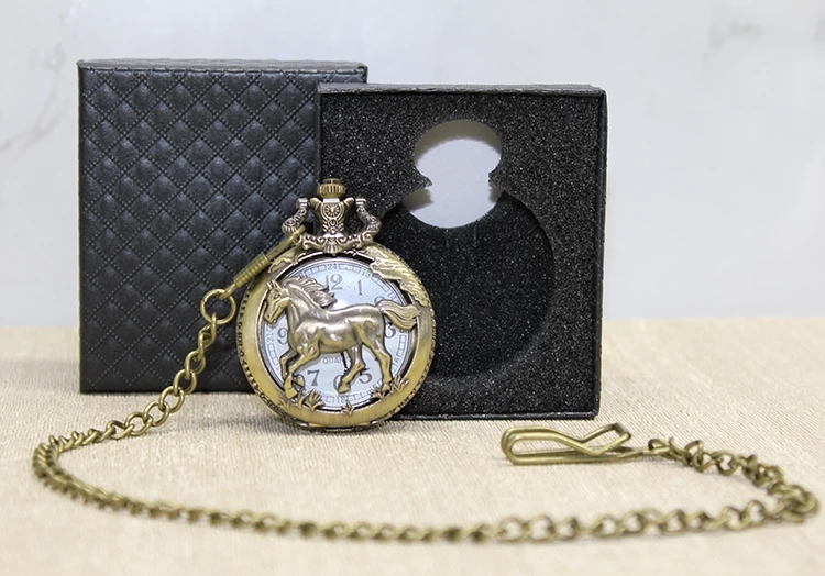 Just Cheap Store Özel Kutulu At Tasarımı Köstekli Saat Alk4682