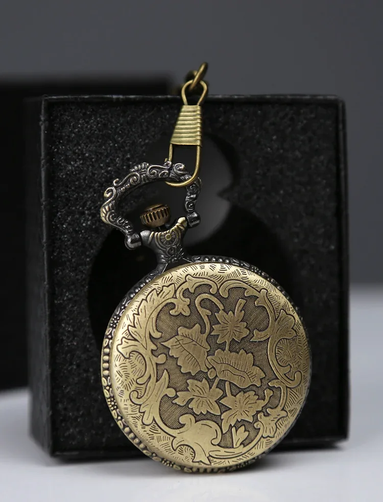 Özel Kutulu Klasik Tasarımlı Köstekli Cep Saati Hediyelik