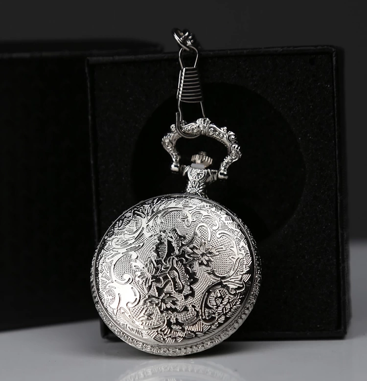 Just Cheap Store Özel Kutulu Rakamlı Gümüş Köstekli Saat Alk4662