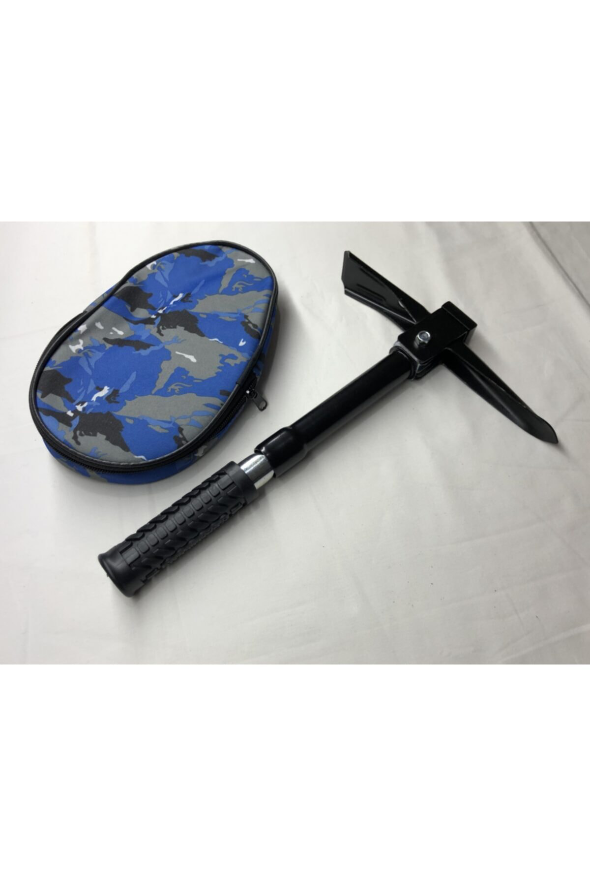 Özel Mavi Taşıma Çantalı Çapa Çekiç Kazma Seti Paslanmaz Karbon Ç