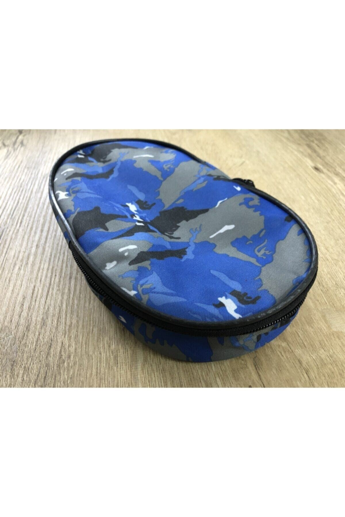 Özel Mavi Taşıma Çantalı Kürek Çeki Seti Paslanmaz Karbon Çelik