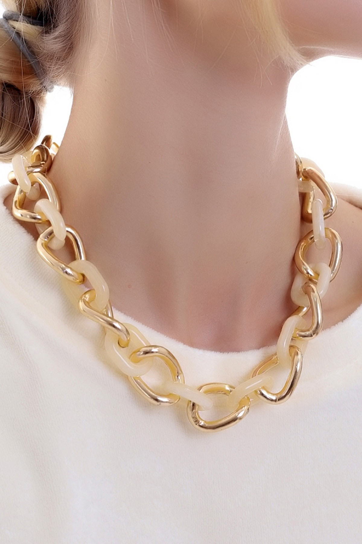 Özel Minimal Tasarım Şık Ve Zarif Zincir Kolye