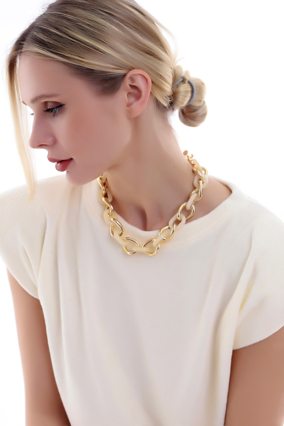 Özel Minimal Tasarım Şık Ve Zarif Zincir Kolye