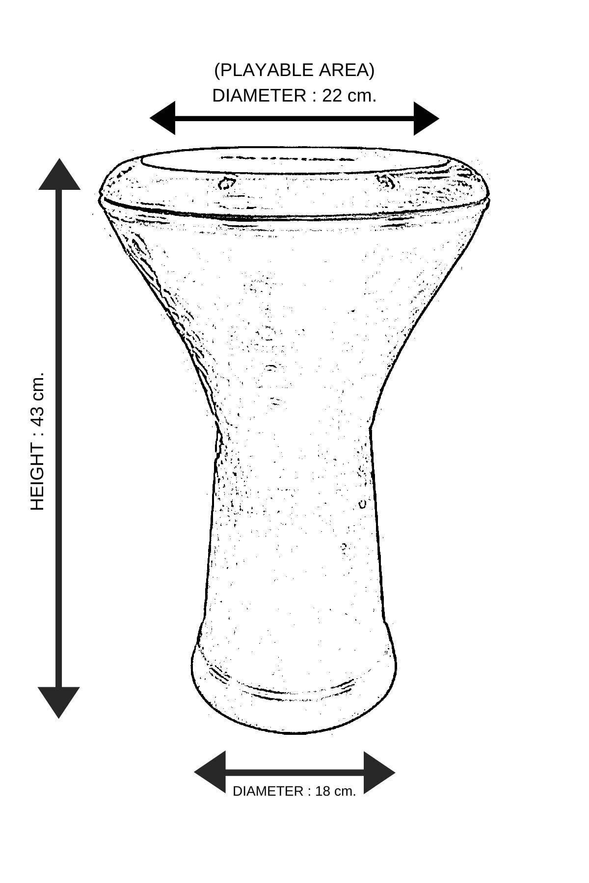 Sepettemuzik Özel Sanatçi El İşlemesi İle İşlemeli Vatan Misir Darbuka