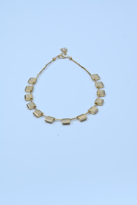 ÖZEL SERİ GOLD MİKRON KAPLAMA KARE FİGÜR KARARMAZ KOLYE-OZELSERIK