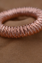 Tükkan Accessories Özel Seri Rose Mikron Kaplama Helezon Tasarim Bilezik-Ozelseribil