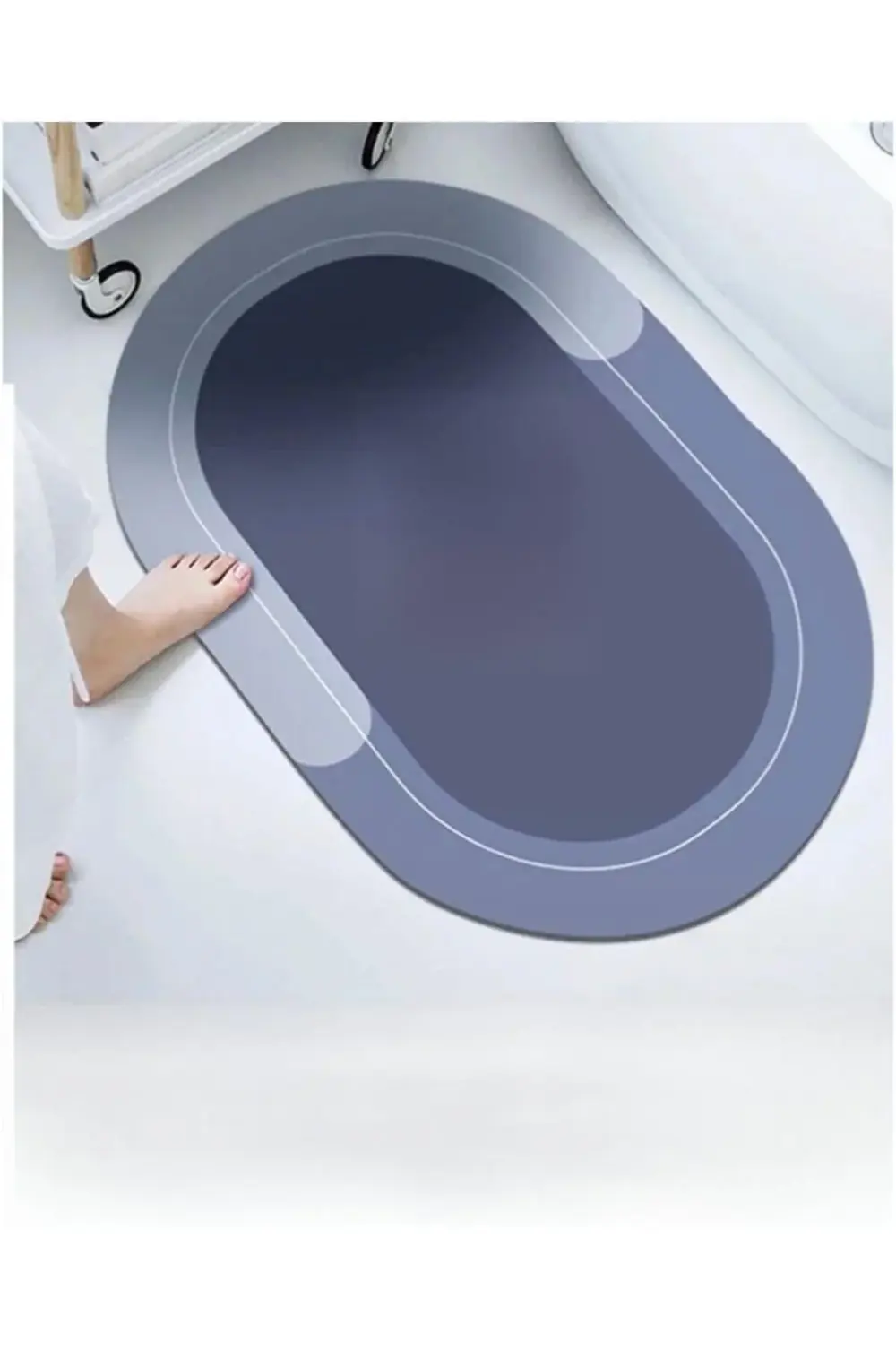 Özel Sihirli Su Emici Paspası Kaymaz Tabanlı Abdest Paspası 3,5 M